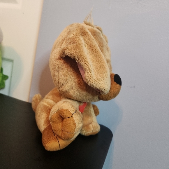 Little Tikes Rescue Tales Golden Retriver Puppy Stuffed Animal Big Plastic Eyes - Picture 3 of 8